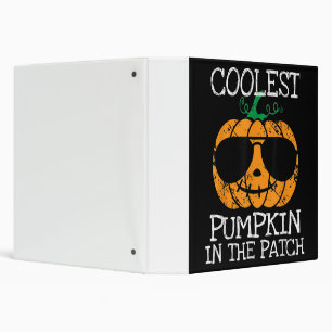 Coolest Pumpkin In The Patch Halloween Binder
