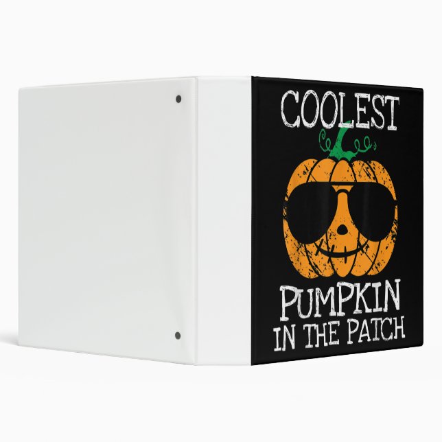 Coolest Pumpkin In The Patch Halloween Binder (Background)