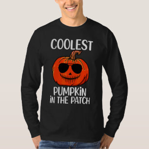 Coolest Pumpkin In The Patch Halloween Boys Girls T-Shirt