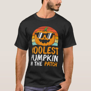 Coolest Pumpkin In The Patch Halloween Boys Girls T-Shirt