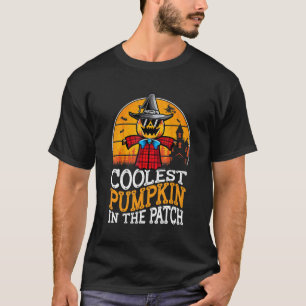 Coolest Pumpkin In The Patch Halloween Boys Girls  T-Shirt