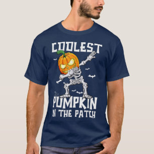 Coolest Pumpkin In The Patch Halloween Funny Dabbi T-Shirt