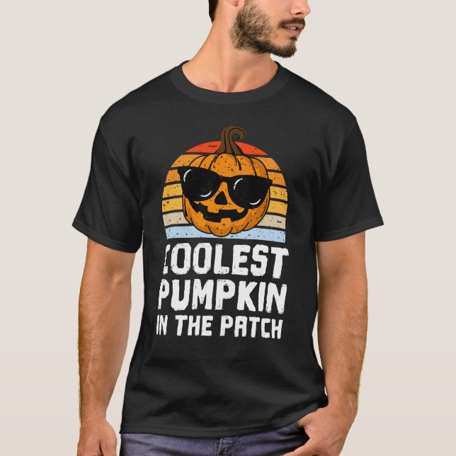 Coolest Pumpkin in the patch, Halloween Men's T-Shirt (Front)