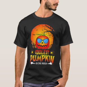 Coolest Pumpkin In The Patch Halloween Pumpkin Sun T-Shirt