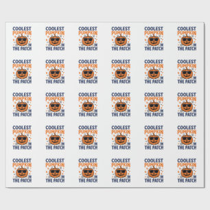 Coolest Pumpkin in the Patch Halloween Shirt_1 Wrapping Paper