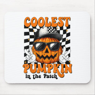 Coolest Pumpkin In The Patch Halloween Shirt Boy K Mouse Pad