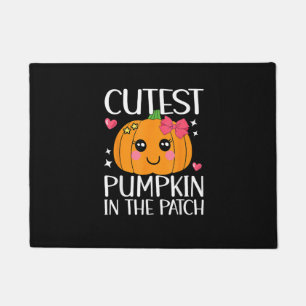 Coolest Pumpkin In The Patch Halloween Thanksgivin Doormat
