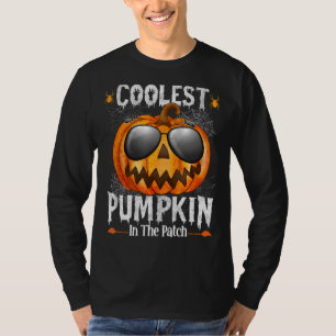 Coolest Pumpkin In The Patch Sunglasses Halloween T-Shirt