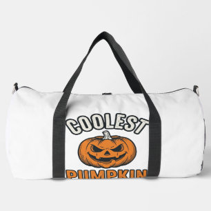 Coolest Pumpkin in the Patch Vintage Halloween Shi Duffle Bag