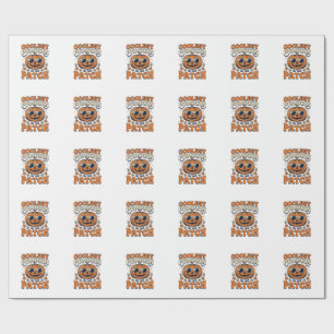 Coolest Pumpkin In The Patch Vintage Halloween Shi Wrapping Paper