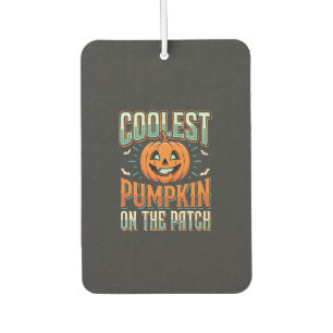 Coolest Pumpkin On The Patch Halloween Design_1 Air Freshener