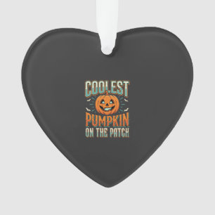 Coolest Pumpkin On The Patch Halloween Design_1 Ornament