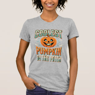 Coolest Pumpkin On The Patch Halloween Design_1 T-Shirt