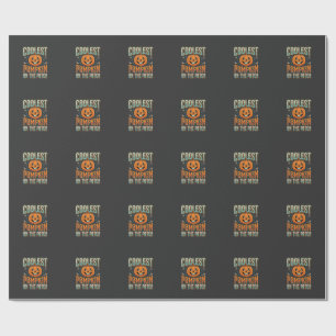 Coolest Pumpkin On The Patch Halloween Design_1 Wrapping Paper