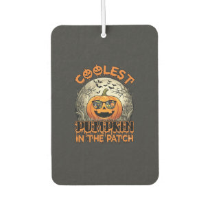 Coolest Pumpkin Patch Halloween Spooky Sunglasses_ Air Freshener