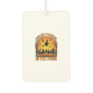 Coolest Pumpkin Patch Halloween Witch Spiders Grav Air Freshener