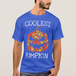 Coolest Pumpkin Polka Dot Halloween Boys Girls1920 T-Shirt