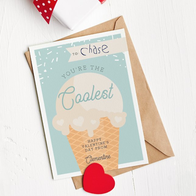 Coolest Scoop Classroom Valentine's Day Card (Creator Uploaded)