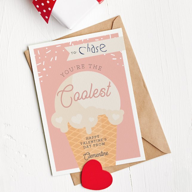 Coolest Scoop Classroom Valentine's Day Card (Creator Uploaded)