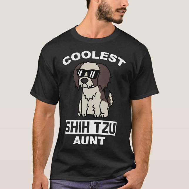 Coolest Shih Tzu Aunt T-Shirt (Front)