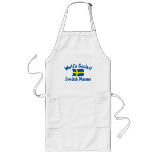 Coolest Swedish Mormor Long Apron