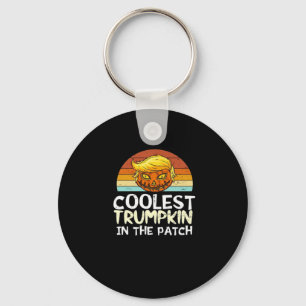 Coolest Trumpkin Patch Keychain