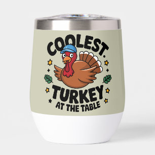 Coolest Turkey At The Table Thanksgiving Dinner