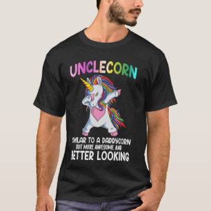 Coolest Unclecorn Lifestyles Funny Uncle Colourful T-Shirt