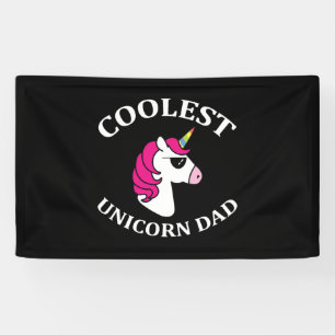 Coolest Unicorn Dad Banner