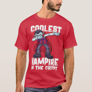 Coolest Vampire In The Crypt  Vampir Halloween Vam T-Shirt