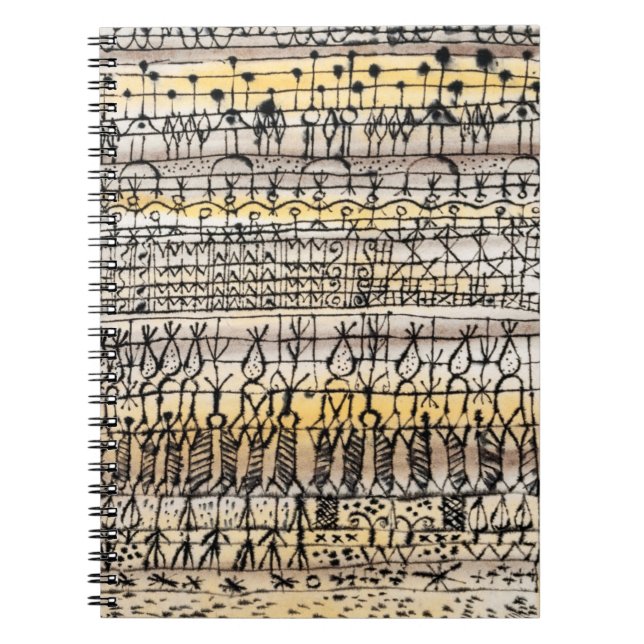 Cooling in a hot zone garden' (1924) by paul klee notebook (Front)