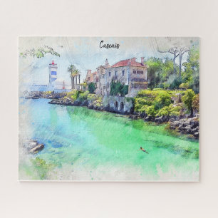 Cooling off in Cascais, Portugal Jigsaw Puzzle