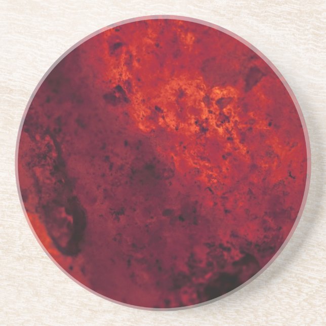 Cooling Red Hot Lava Coaster (Front)