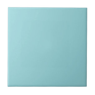 Cooling Waterspout Blue Solid Colour Print, Pastel Tile