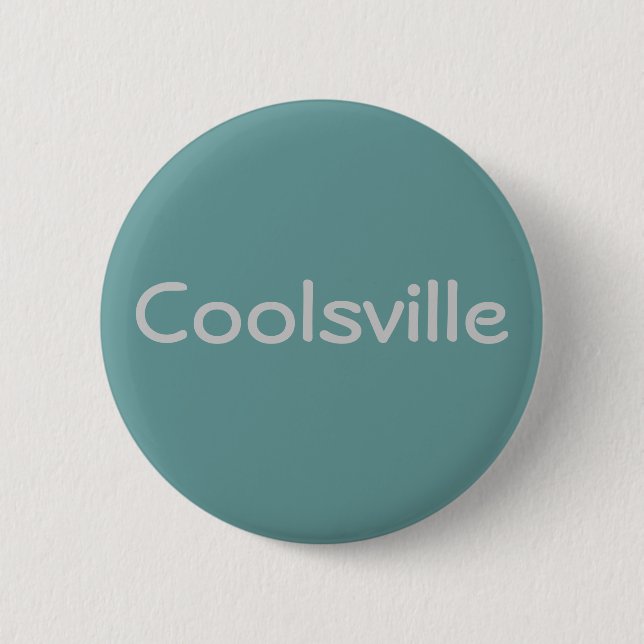 "Coolsville" Button (Front)