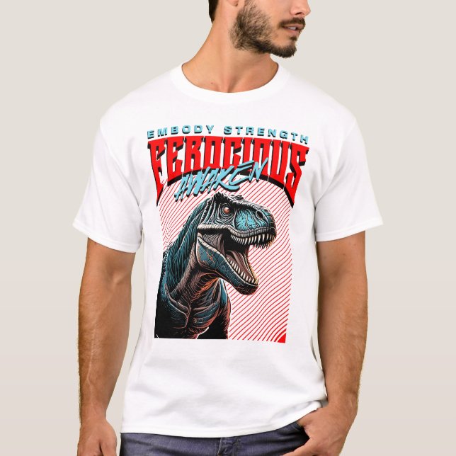 CoolT-Rex Fashion Casual Streetwear Artwork design T-Shirt (Front)