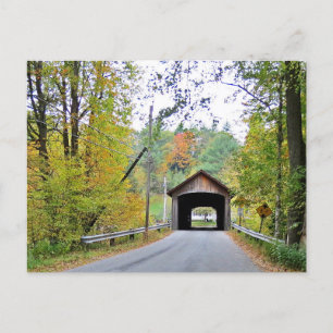 Coombs Covered Bridge Among the Trees Postcard
