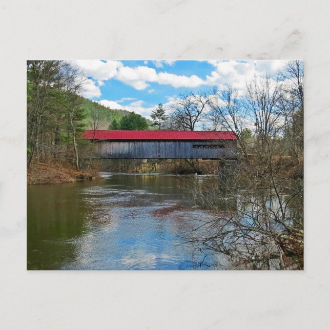 Coombs Covered Bridge Postcard (Front)