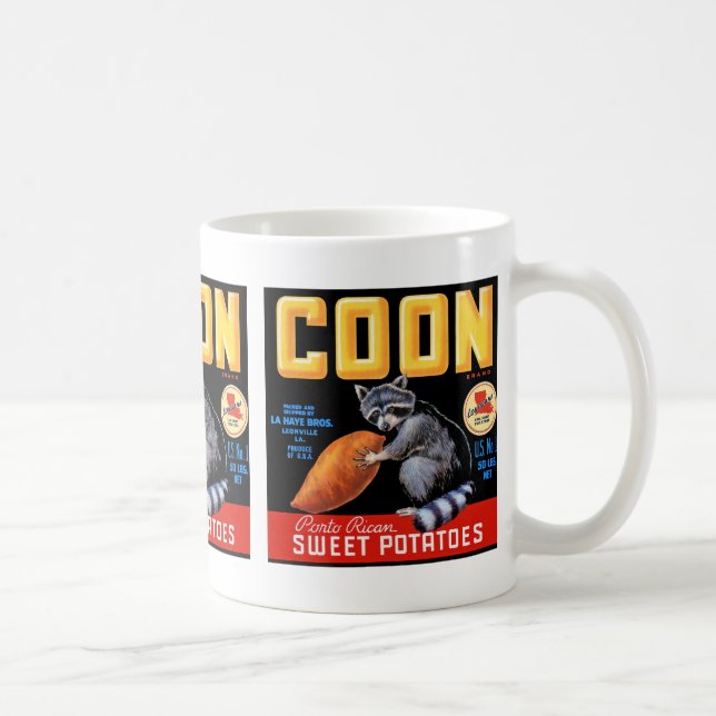Coon Brand Sweet Potatoes Coffee Mug (Right)
