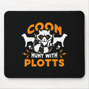 Coon Hunt With Plotts Hunting Coon Hunters Raccoon Mouse Pad