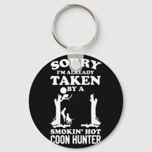Coon Hunting Coonhounds Coon Hunters Keychain