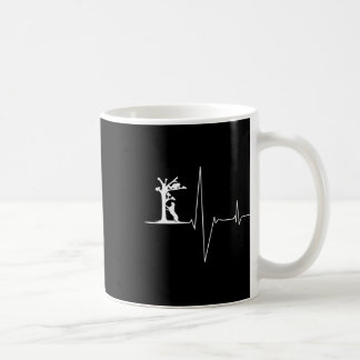 Coon Hunting Dogs Coonhound Heartbeat  Coffee Mug