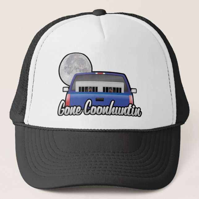 Coon hunting Trucker hat (Front)