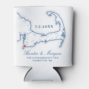 Coonamessett Inn Wedding Favour Cape Cod  Can Cooler