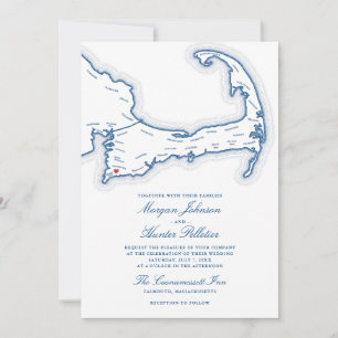 Coonamessett Inn Wedding Invitation