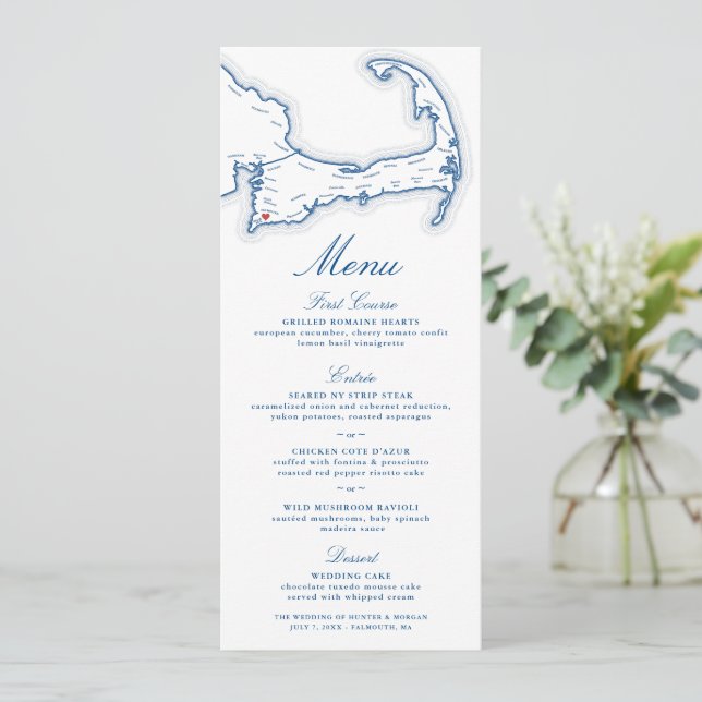 Coonamessett Inn Wedding Menu (Standing Front)