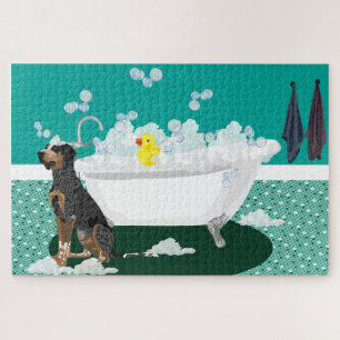 Coonhound Bathtime Puzzle