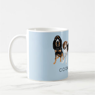 Coonhound Dad light blue Coffee Mug