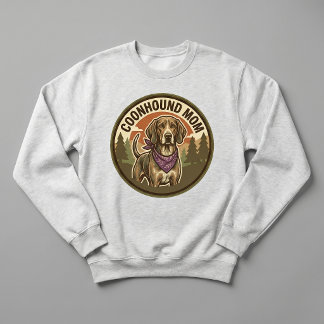 Coonhound Mom Crewneck Hound Dog Mom Gift For Her Sweatshirt