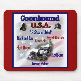 Coonhound USA Gifts Mouse Pad